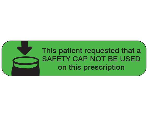 A-76 Pharmacy Auxiliary Labels for Prescription Containers - English