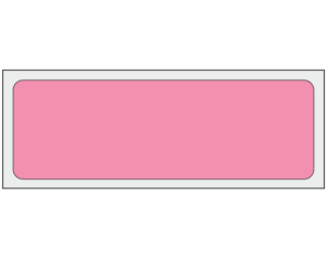 Rose 1" x 3" Multi-Purpose Removable Blank Labels - Standard