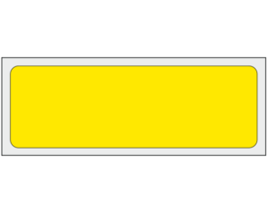 Yellow 1" x 3" Multi-Purpose Removable Blank Labels - Standard