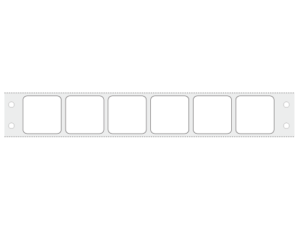 White 15/16" x 15/16" Pinfed Printer Labels for the Laboratory