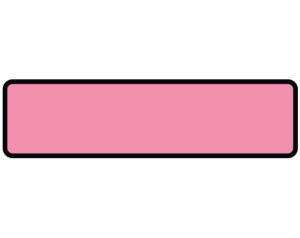 Rose 1-3/8" x 5-3/8" Patient Chart Identification Labels  - With Imprint: BORDER ONLY