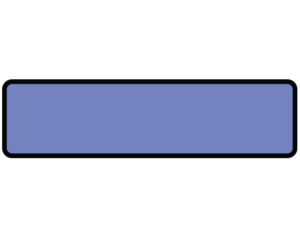 Lavender 1-3/8" x 5-3/8" Patient Chart Identification Labels  - With Imprint: BORDER ONLY