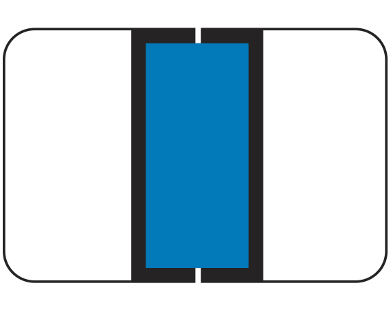 FX-506 Color Coded Folder Labels for Tab Filing Systems