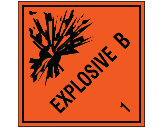 HAZ-201 Hazardous Package Contents Transportation Warning Labels
