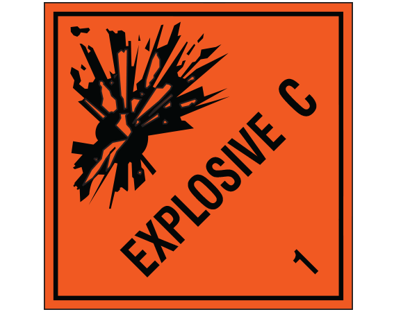 HAZ-202 Hazardous Package Contents Transportation Warning Labels
