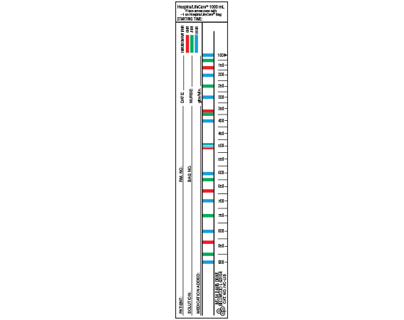 IVC-L1B Intravenous Check Labels for Patient and Solution Identification
