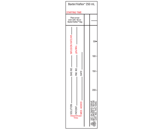IVC-V25C Intravenous Check Labels for Patient and Solution Identification