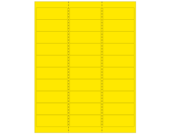 LASER-100-PERF-2 Laser Printer Labels for General Purpose Applications