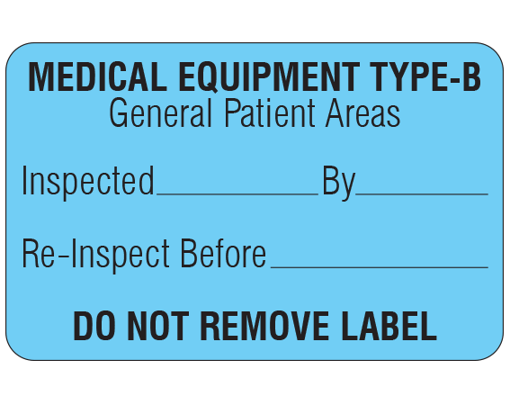 ME-2-WO-6 Biomedical Engineering Equipment Labels