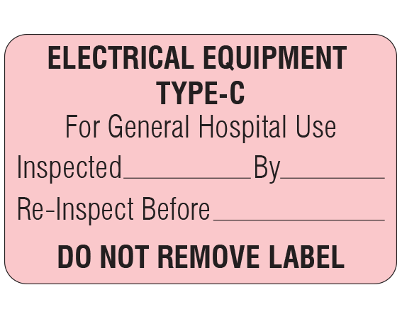ME-3-WO-7 Biomedical Engineering Equipment Labels