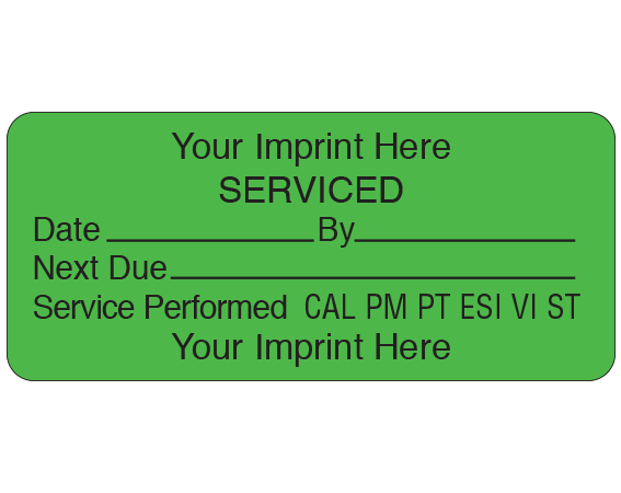 ME-32-SST-3 Biomedical Engineering Equipment Labels