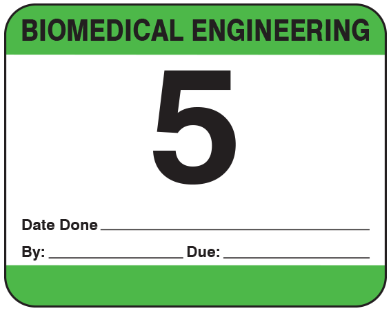 ME-55 Biomedical Engineering Equipment Labels