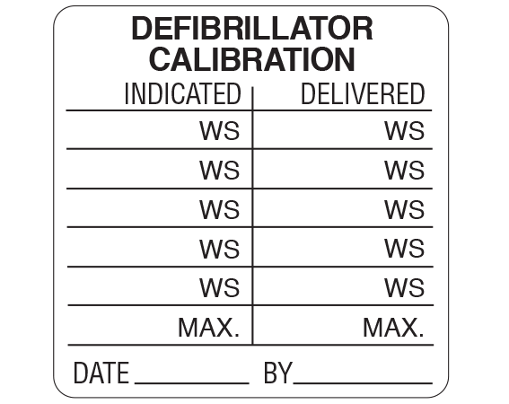 ME-8-1 Biomedical Engineering Equipment Labels