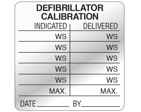 ME-8-SM Biomedical Engineering Equipment Labels