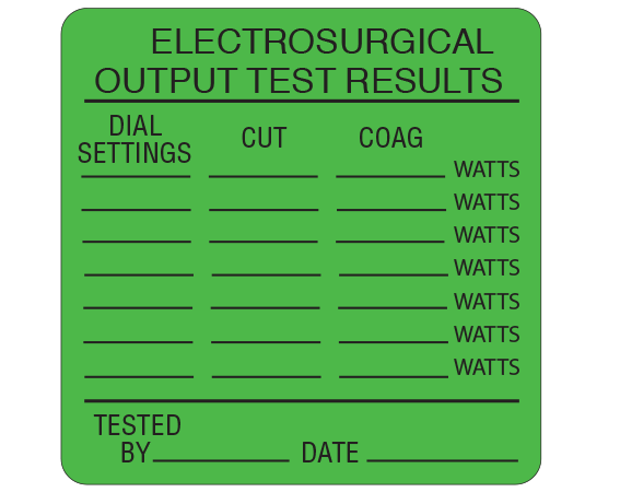 ME-9-3 Biomedical Engineering Equipment Labels