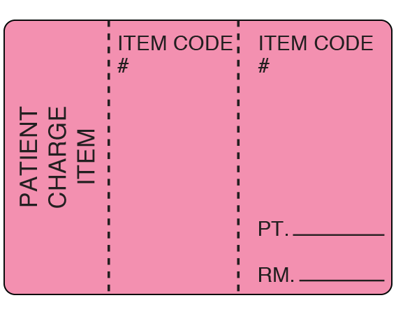 PCS-20-11 Copier Labels for Patient Charge Systems