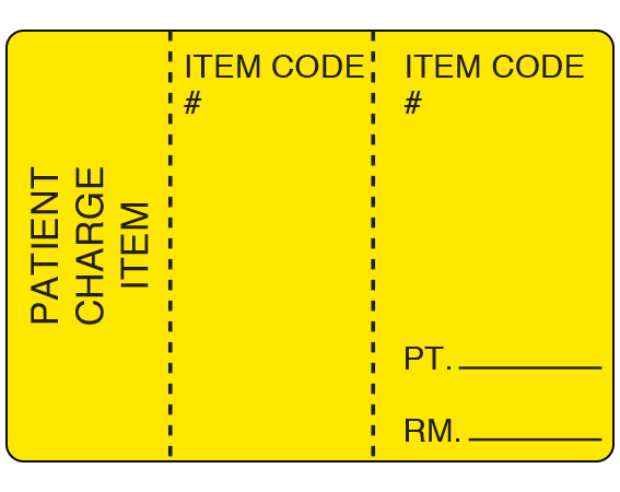 PCS-20-2 Copier Labels for Patient Charge Systems