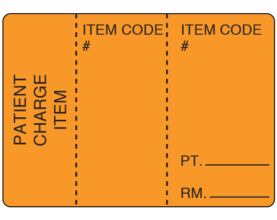 PCS-20-5 Copier Labels for Patient Charge Systems