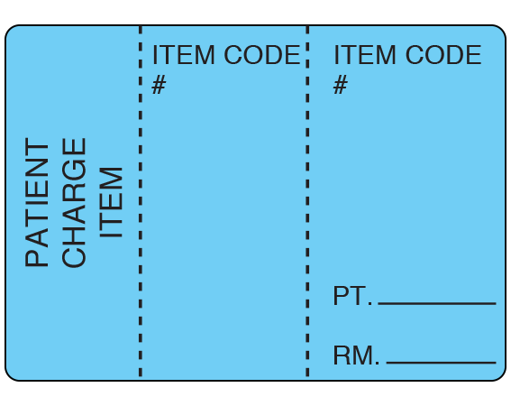 PCS-20-6 Copier Labels for Patient Charge Systems
