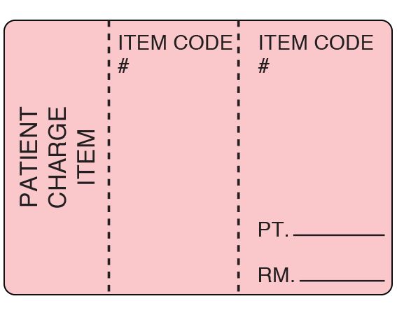 PCS-20-7 Copier Labels for Patient Charge Systems