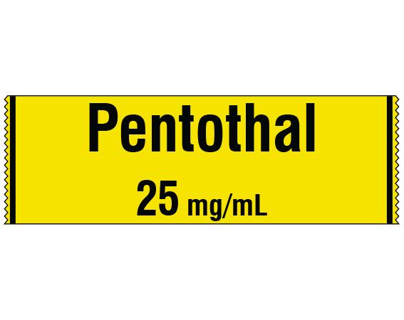 SA-2004 SA-2004 Anesthesia Drug Labels for Syringe Identification - Tape Form