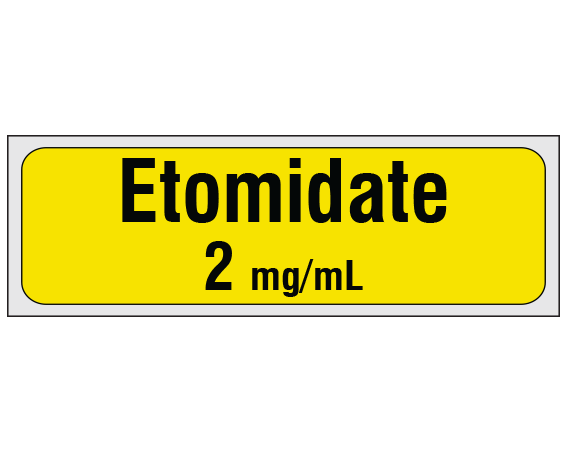 SA-2006-PRE SA-2006-PRE Anesthesia Drug Labels for Syringe Identification - Precut Form