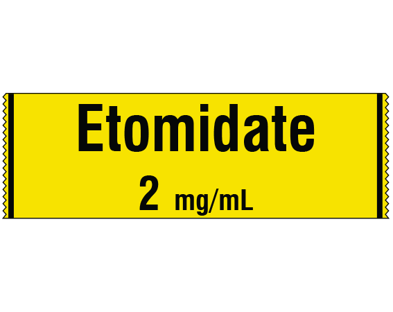 SA-2006 Anesthesia Drug Labels for Syringe Identification - Tape Form