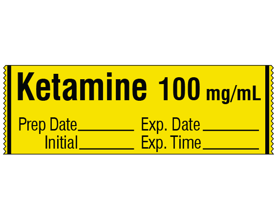 SA-2009-EXP Anesthesia Drug Labels for Syringe Identification - Tape Form
