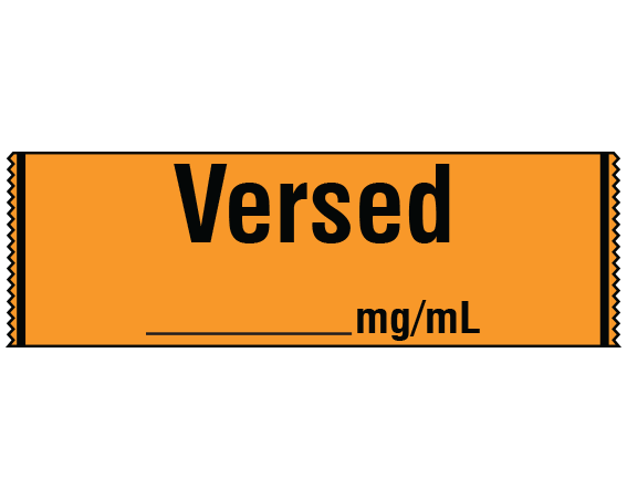 SA-213 Anesthesia Drug Labels for Syringe Identification - Tape Form