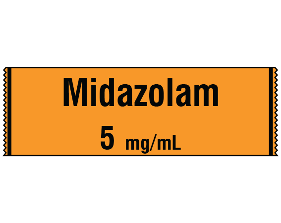 SA-219 Anesthesia Drug Labels for Syringe Identification - Tape Form