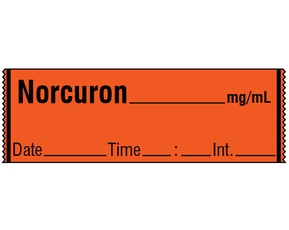 SA-2220-DTI Anesthesia Drug Labels for Syringe Identification - Tape Form