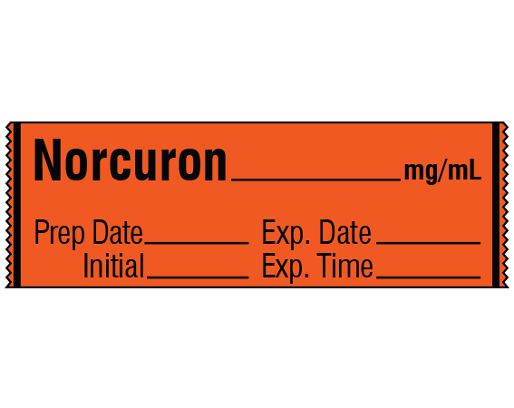 SA-2220-EXP Anesthesia Drug Labels for Syringe Identification - Tape Form