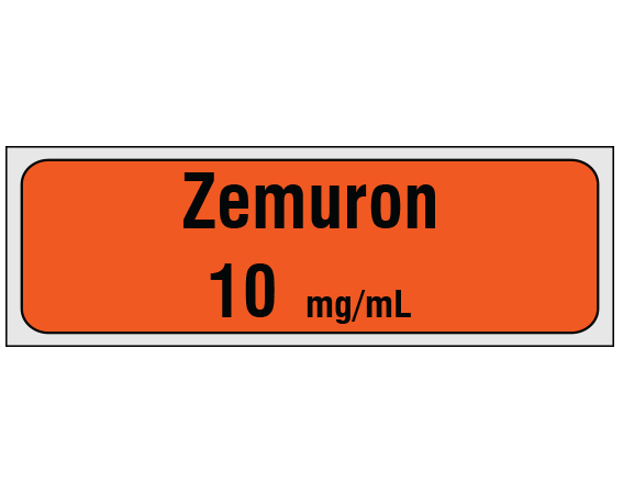SA-2226-PRE Anesthesia Drug Labels for Syringe Identification - Precut Form
