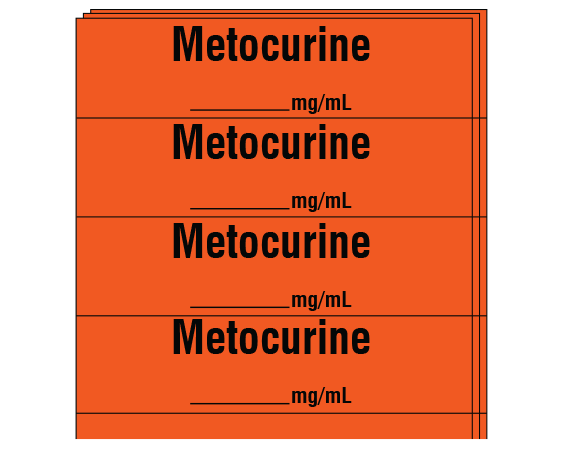 SA-223-PK Anesthesia Drug Labels for Syringe Identification - Pack Form