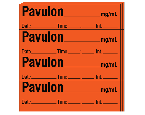 SA-229-DTI-PK Anesthesia Drug Labels for Syringe Identification - Pack Form