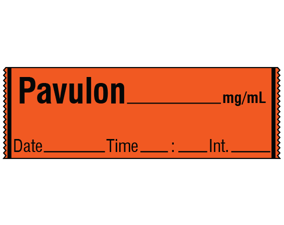 SA-229-DTI Anesthesia Drug Labels for Syringe Identification - Tape Form