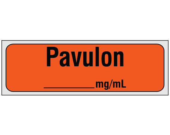 SA-229-PRE Anesthesia Drug Labels for Syringe Identification - Precut Form