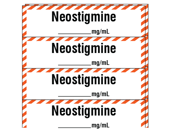 SA-231-PK Anesthesia Drug Labels for Syringe Identification - Pack Form