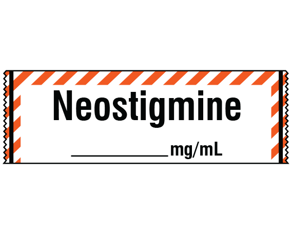 SA-231 Anesthesia Drug Labels for Syringe Identification - Tape Form