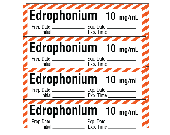 SA-2310-EXP-PK Anesthesia Drug Labels for Syringe Identification - Pack Form