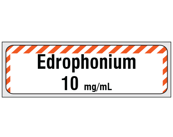 SA-2310-PRE Anesthesia Drug Labels for Syringe Identification - Precut Form