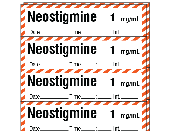 SA-2311-DTI-PK Anesthesia Drug Labels for Syringe Identification - Pack Form