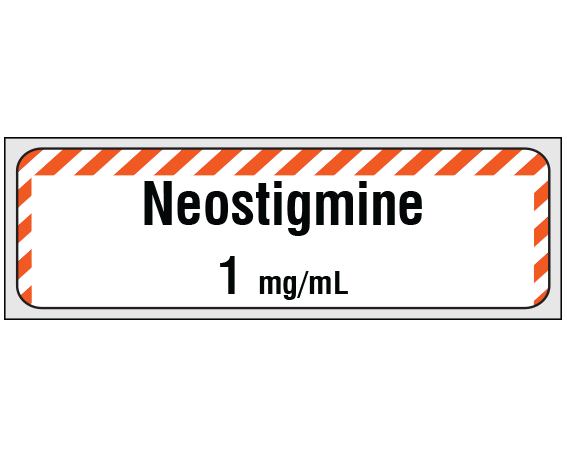SA-2311-PRE Anesthesia Drug Labels for Syringe Identification - Precut Form