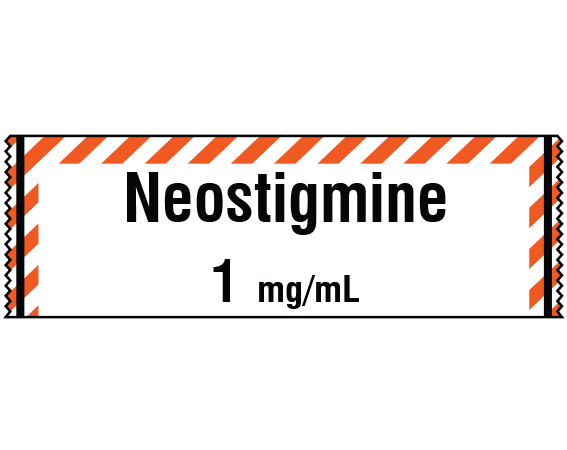 SA-2311 Anesthesia Drug Labels for Syringe Identification - Tape Form