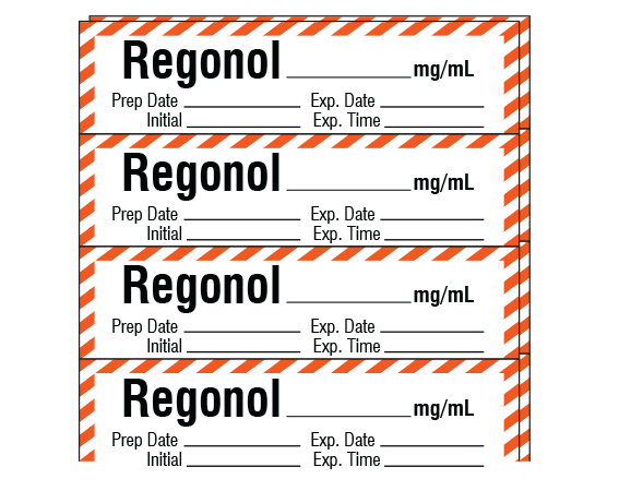 SA-235-EXP-PK Anesthesia Drug Labels for Syringe Identification - Pack Form