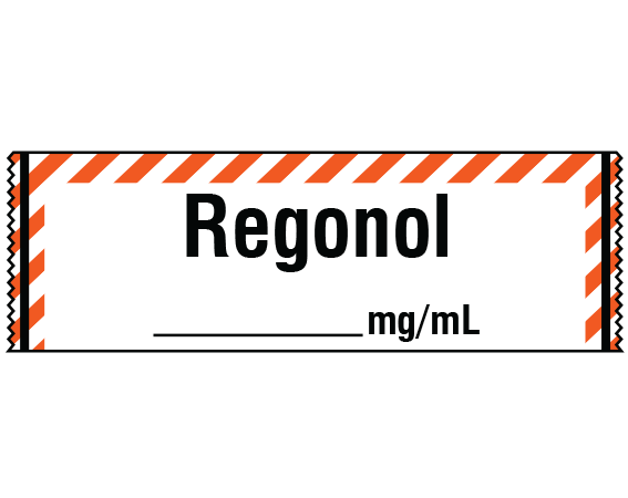 SA-235 Anesthesia Drug Labels for Syringe Identification - Tape Form