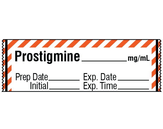 SA-237-EXP Anesthesia Drug Labels for Syringe Identification - Tape Form