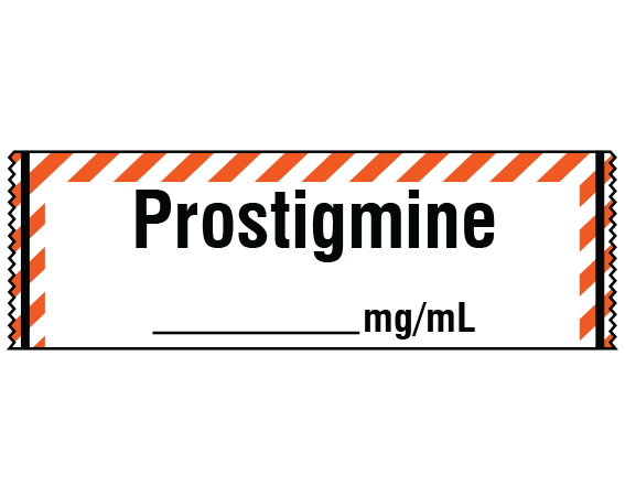 SA-237 Anesthesia Drug Labels for Syringe Identification - Tape Form