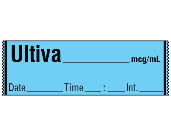 SA-2412-DTI Anesthesia Drug Labels for Syringe Identification - Tape Form