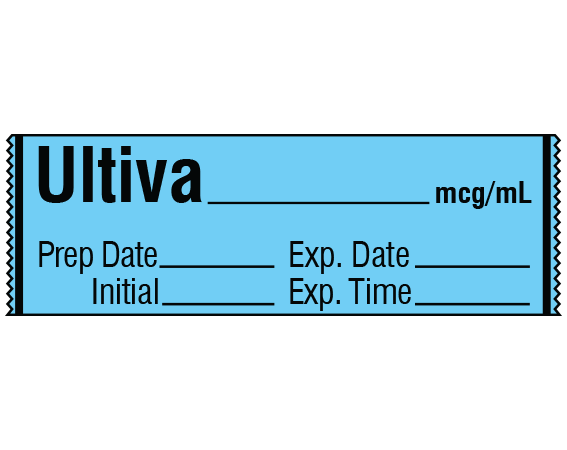 SA-2412-EXP Anesthesia Drug Labels for Syringe Identification - Tape Form
